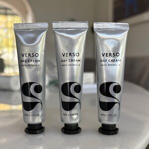 3 x VERSO Skincare Day Cream With Retinol 8 0.5 fl oz BRAND NEW!!!